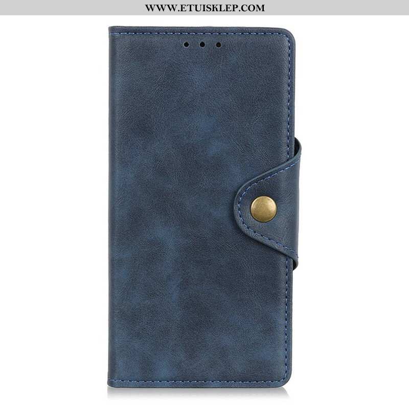 Etui Folio do Poco X3 / X3 Pro / X3 NFC Guzik Ze Sztucznej Skóry